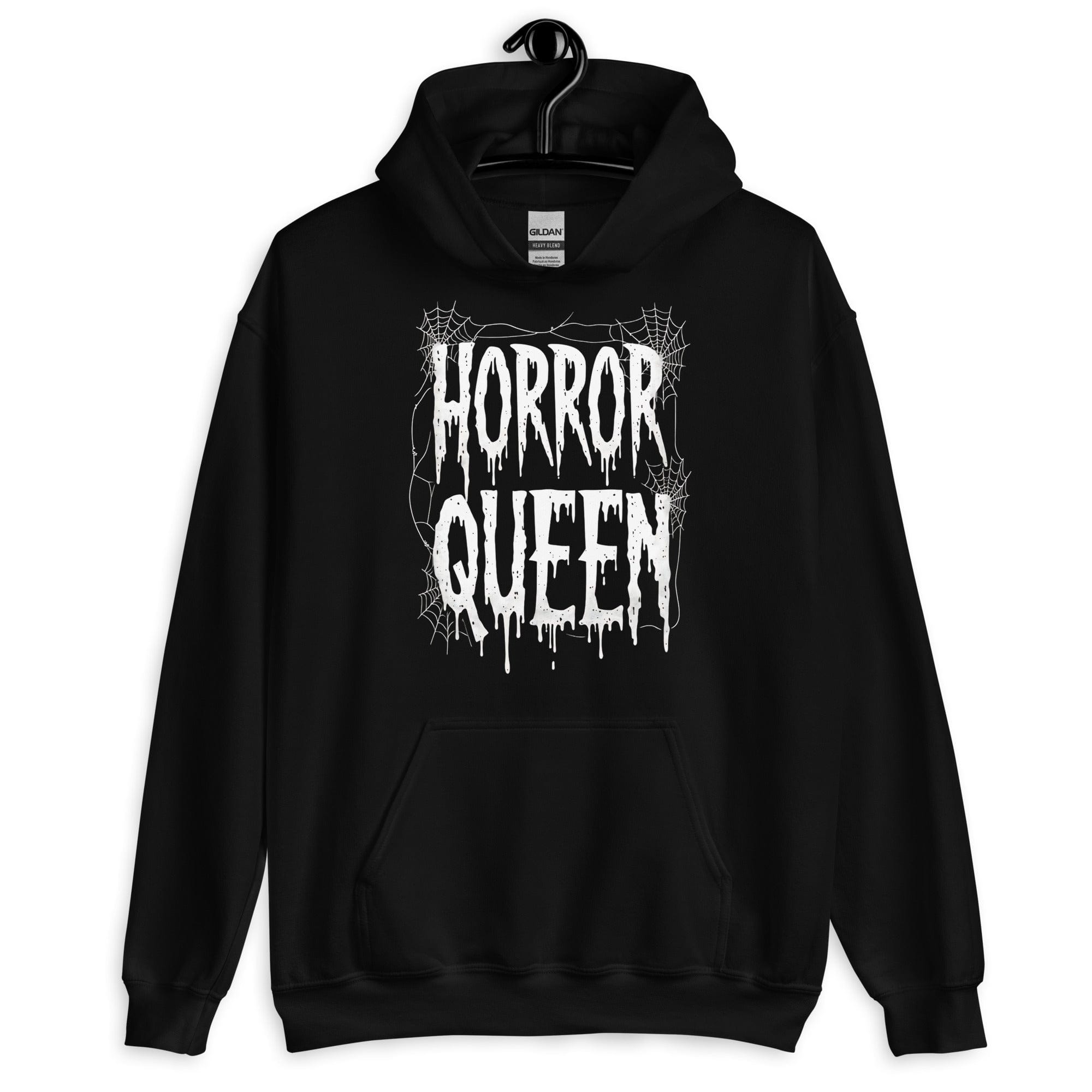 Black / S Horror Queen Unisex Pullover Hoodie 9277461_5530