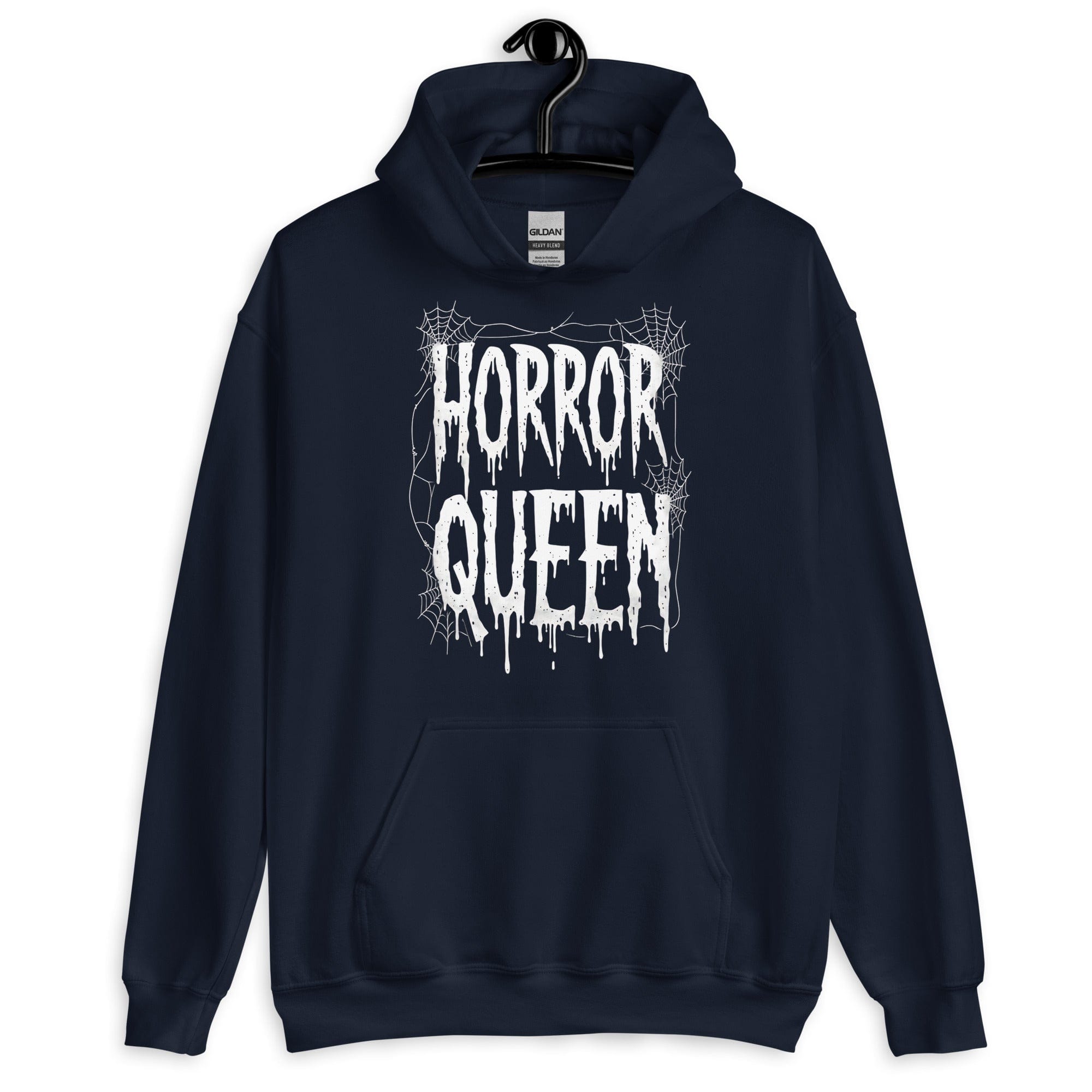 Navy / S Horror Queen Unisex Pullover Hoodie 9277461_5594