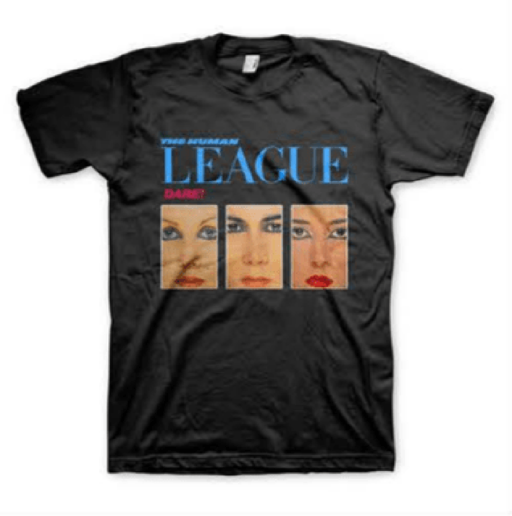 Human League Dare Black Official T-Shirt