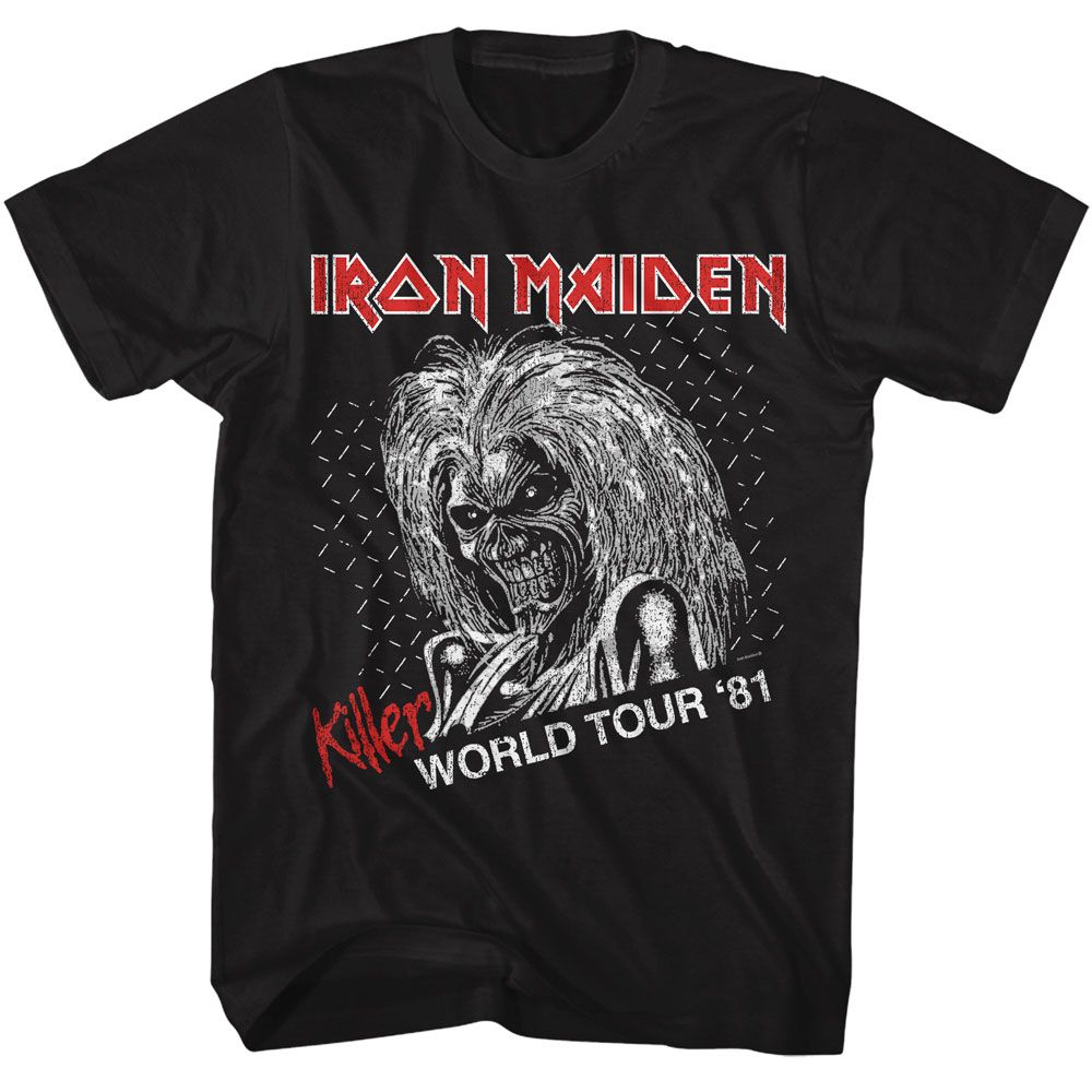Shirt Iron Maiden Killers World Tour Official T-Shirt