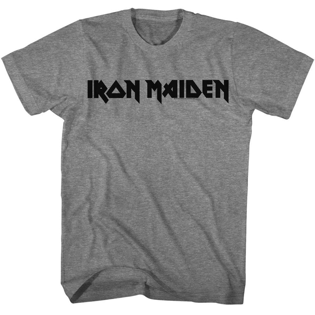 Iron Maiden Black Logo Official T-Shirt