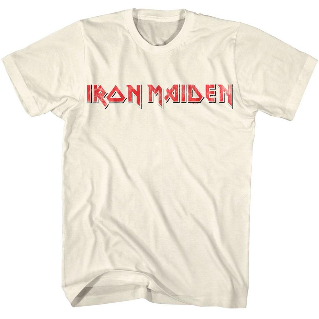 Iron Maiden Red and Black Logo Official T-Shirt