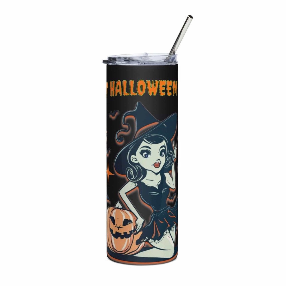 Black Is It Halloween Yet Stainless Steel Tumbler