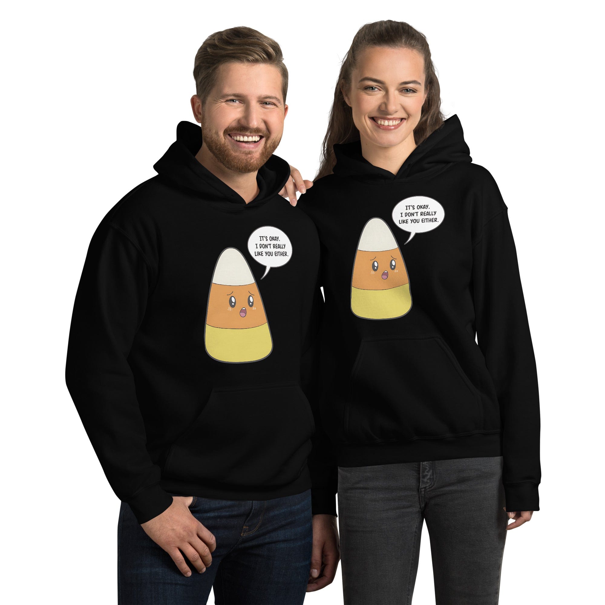 It's OK I Don't Like You Either Candy Corn Unisex Pullover Hoodie