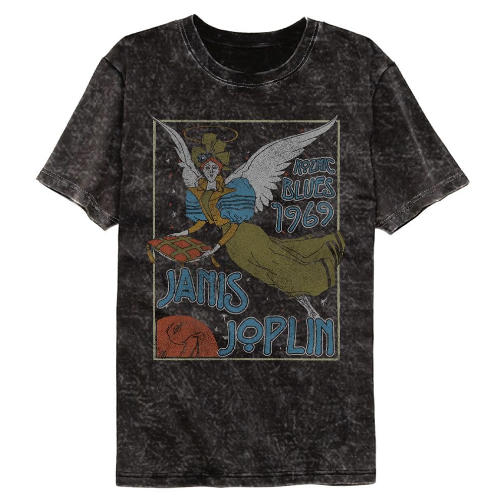 Janis Joplin Angel Mineral Wash T-Shirt