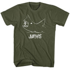 Jaws Chalkboard Green Unisex T-Shirt