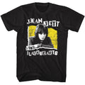 Joan Jett Men's Cutout Photo Black T-Shirt