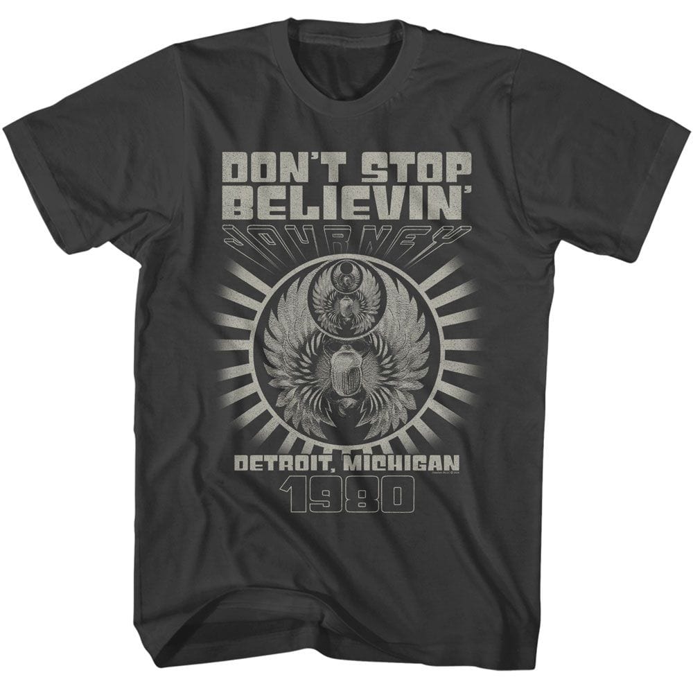 Journey Don't Stop Believin Detroit 1980 T-Shirt