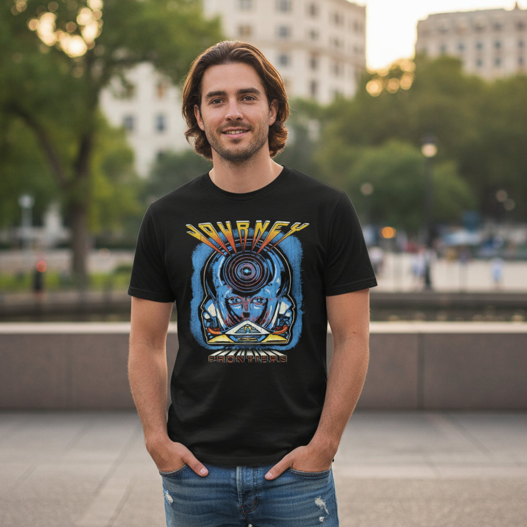 MAN WEARING JOURNEY FRONTIERS SHIRT, JOU5154S, JOU5154M, JOU5154L, JOU5154XL, JOU5154XXL, JOU5154XXXL, JOU5154XXXXL, JOU5154XXXXXL