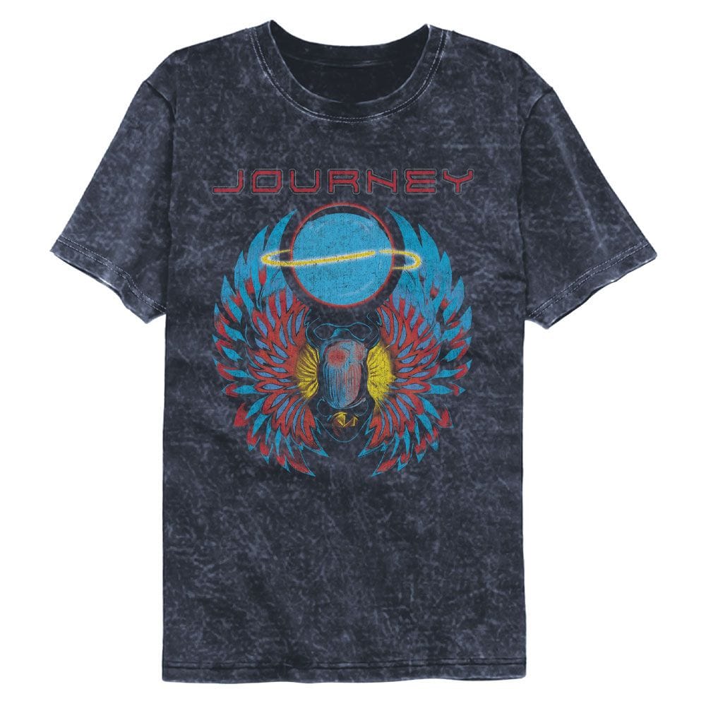 Journey Scarab With Orb Mineral Wash T-Shirt