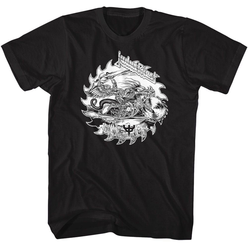 Judas Priest Sawblade Unisex Black T-Shirt