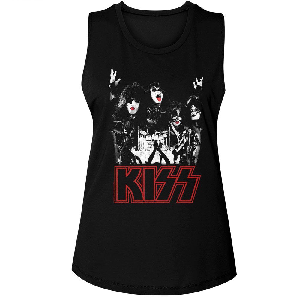 Shirt KISS Concert Official Women's Tank Top