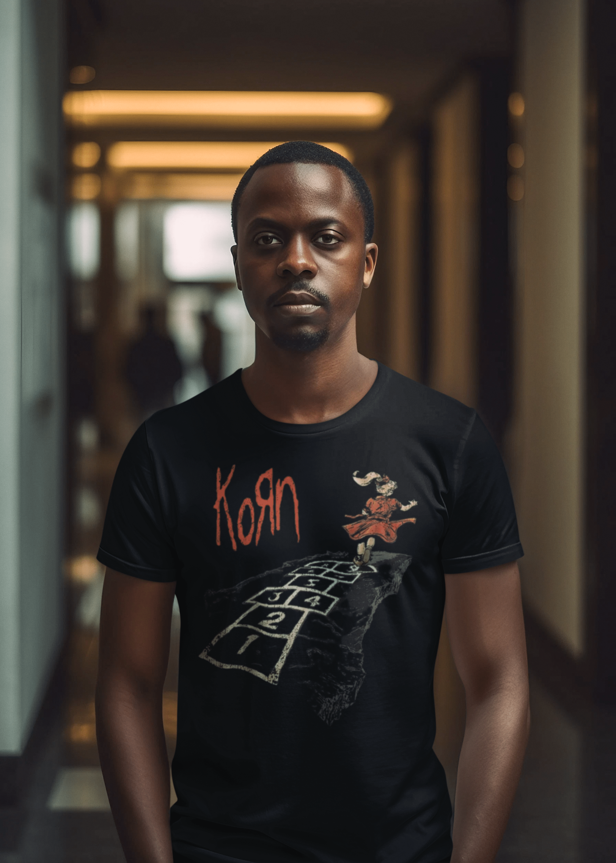 Korn Follow the Leader Unisex Black T-Shirt
