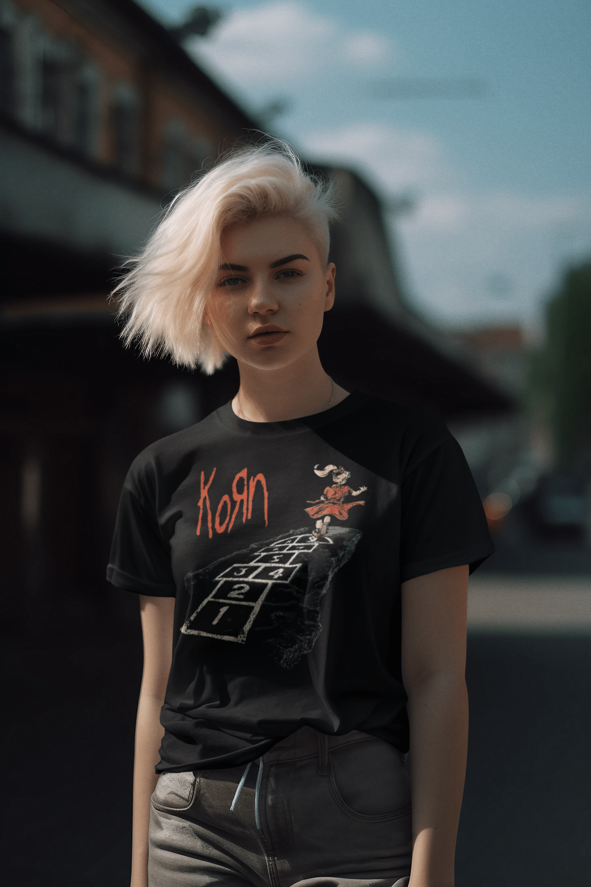 Korn Follow the Leader Unisex Black T-Shirt