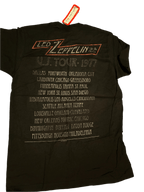 Led Zeppelin US Tour 77 Black T-Shirt