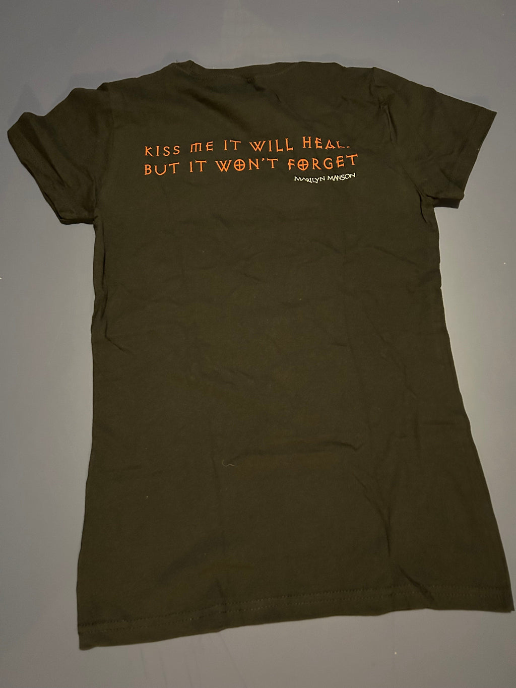 Marilyn Manson Heart Logo Juniors T-Shirt