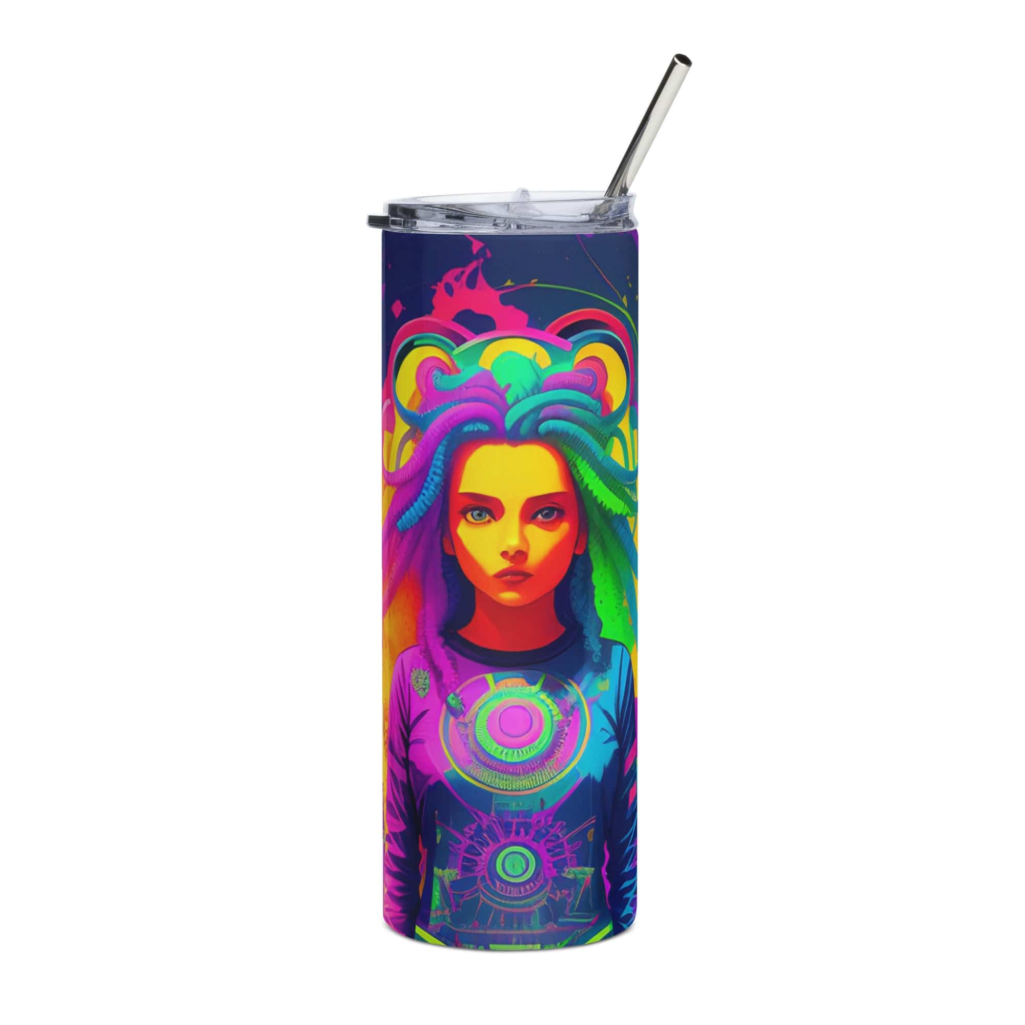 White Medusa In Space 20oz Stainless Steel Tumbler 7557512_15005