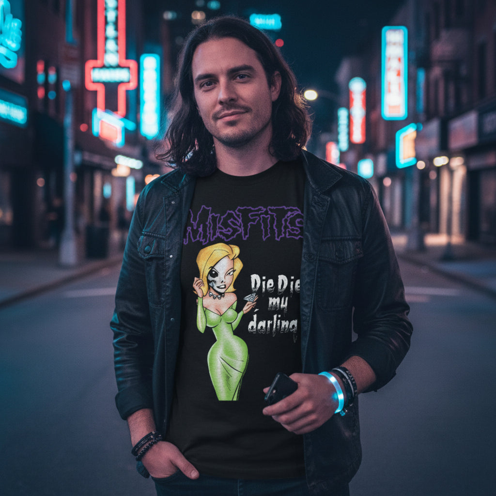 MAN WEARING MISFITS SHIRT MSF507S, MSF507M, MSF507L, MSF507XL, MSF507XXL, MSF507XXXL, MSF507XXXXL, MSF507XXXXXL