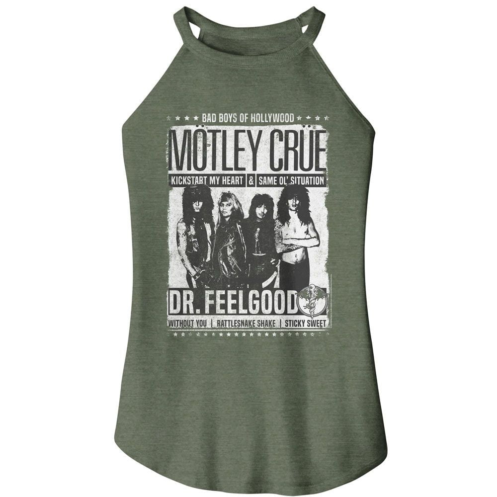 Shirt Motley Crue Dr Feelgood Songs Juniors Rockers Tank Top