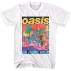Oasis Be Here Now White Unisex T-Shirt