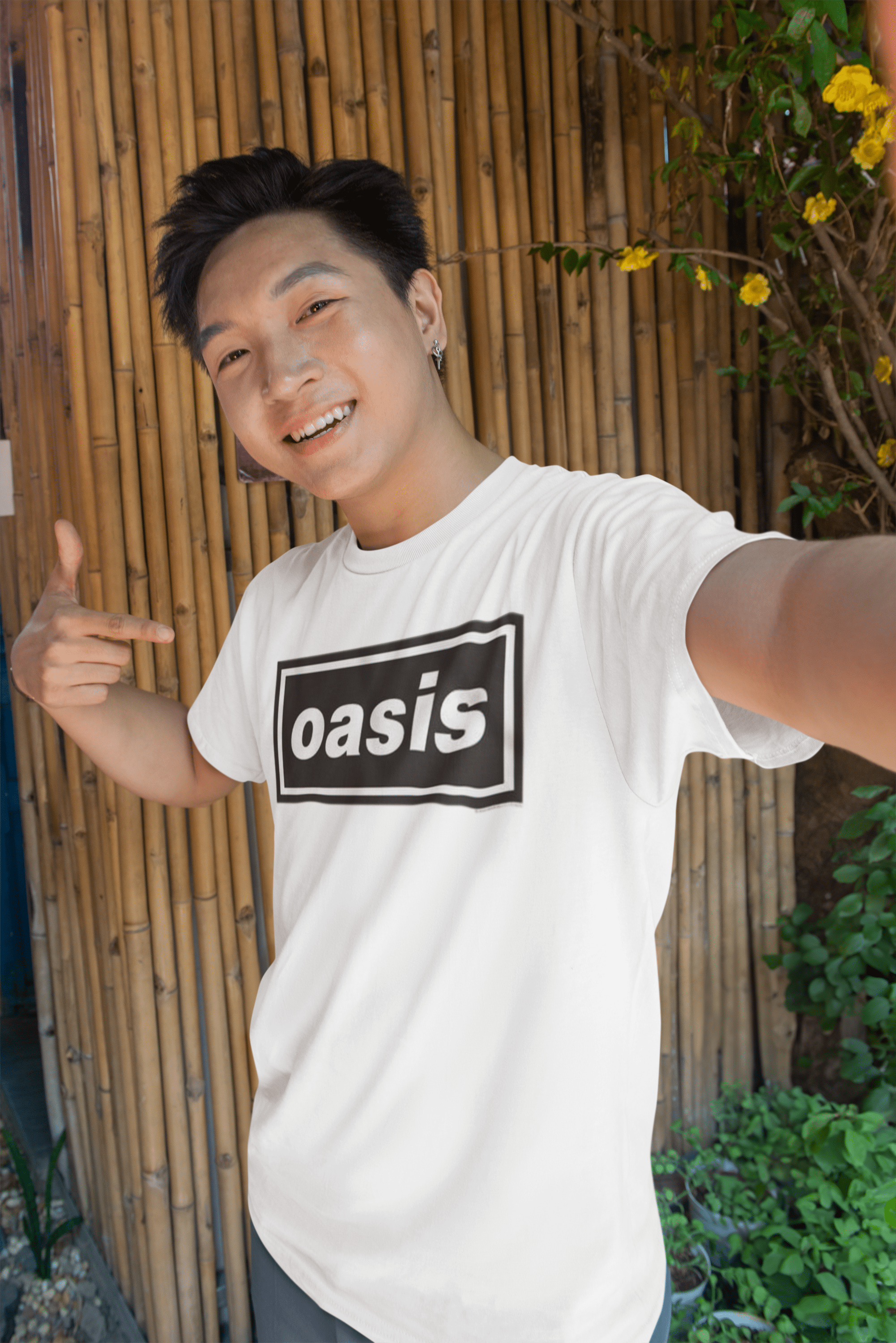 Oasis Logo White Unisex T-Shirt