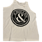 Of Mice and Men Logo Unisex White Tank Top