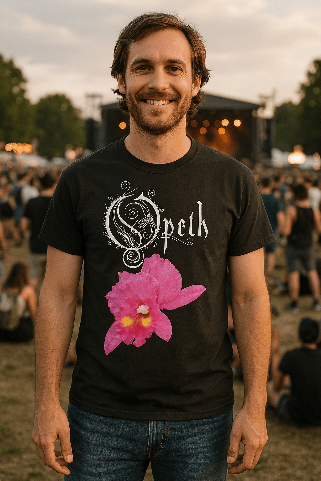 Opeth Orchid Official Black Unisex T-Shirt