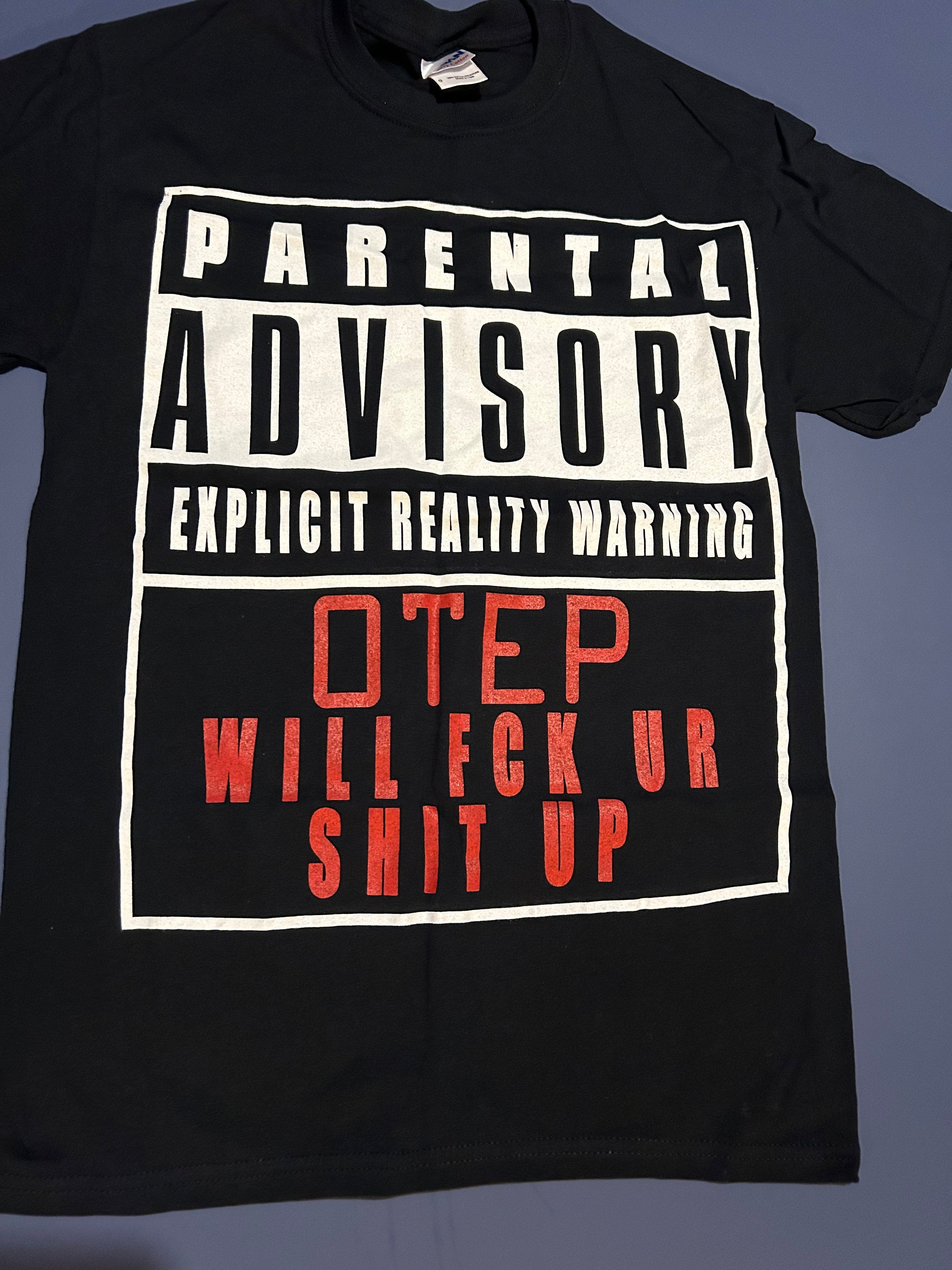 Otep Parental Advisory Unisex Black T-Shirt