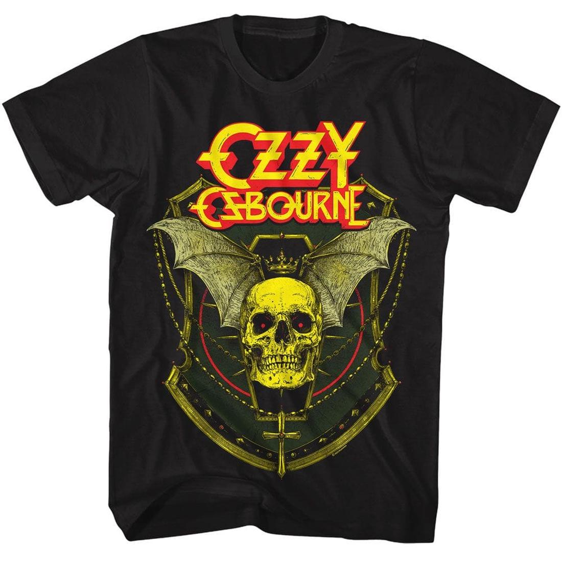 Ozzy Osbourne Crowned Skull Winged T-Shirt