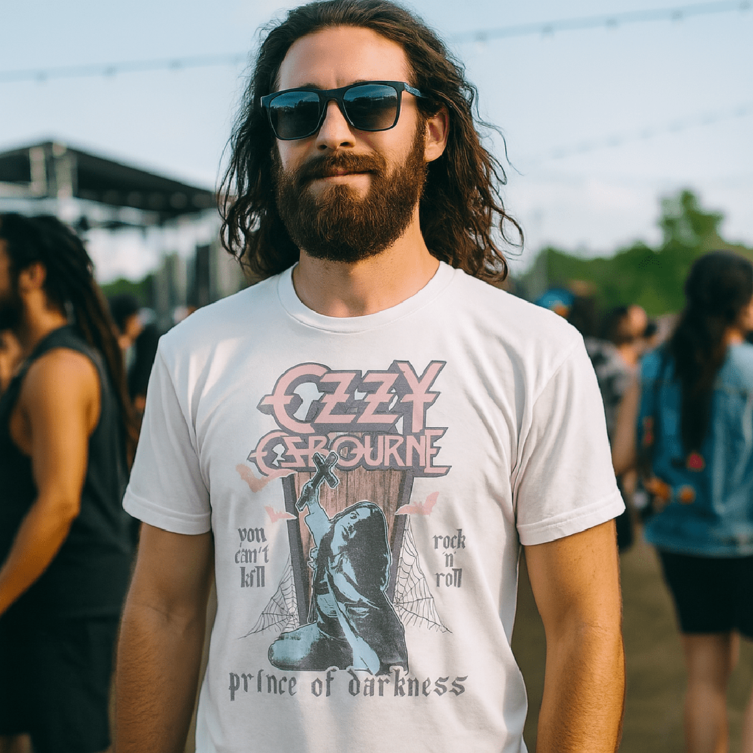 Ozzy Osbourne Pastel Blizzard T-shirt MAN OZZY517S, OZZY517M, OZZY517L, OZZY517XL, OZZY517XXL, OZZY517XXXL, OZZY517XXXXL, OZZY517XXXXXL