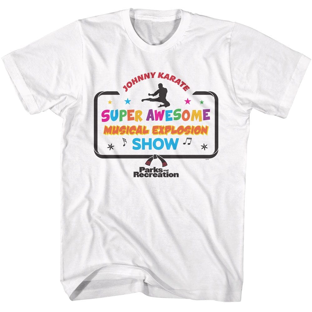 Parks and Recreation Johnny Karate Show Logo T-Shirt