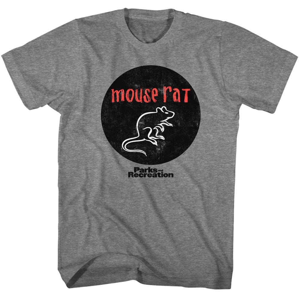 Parks and Recreation Mouse Rat Circle Logo T-Shirt