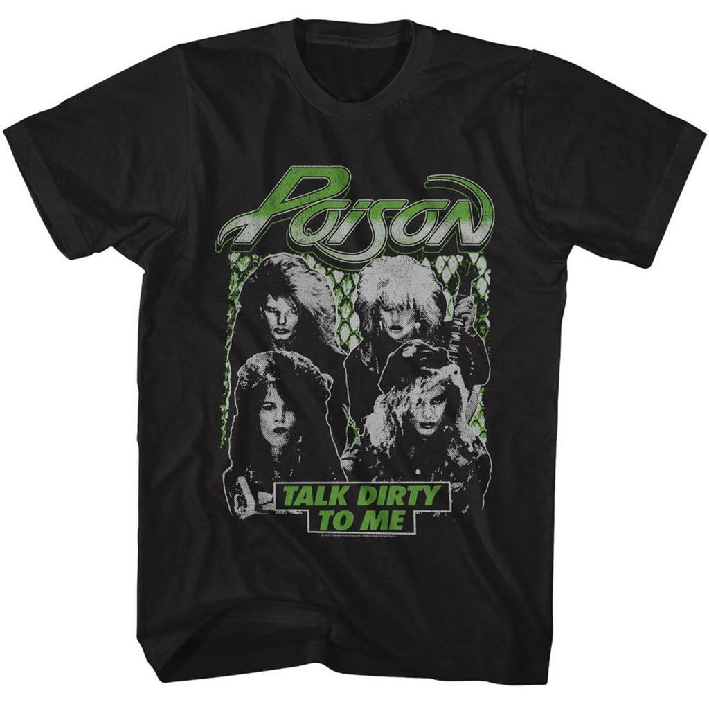 Poison Talk Dirty Band Photos Official T-Shirt