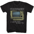 Poltergeist It Knows What Scares You Unisex Black T-Shirt