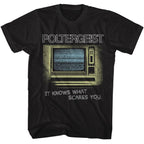 Poltergeist It Knows What Scares You Unisex Black T-Shirt