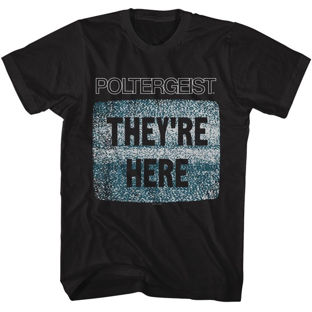 Poltergeist They're Here Unisex Black T-Shirt