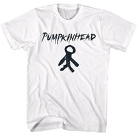 Load image into Gallery viewer, Pumpkinhead Charm and Logo White Unisex T-Shirt
