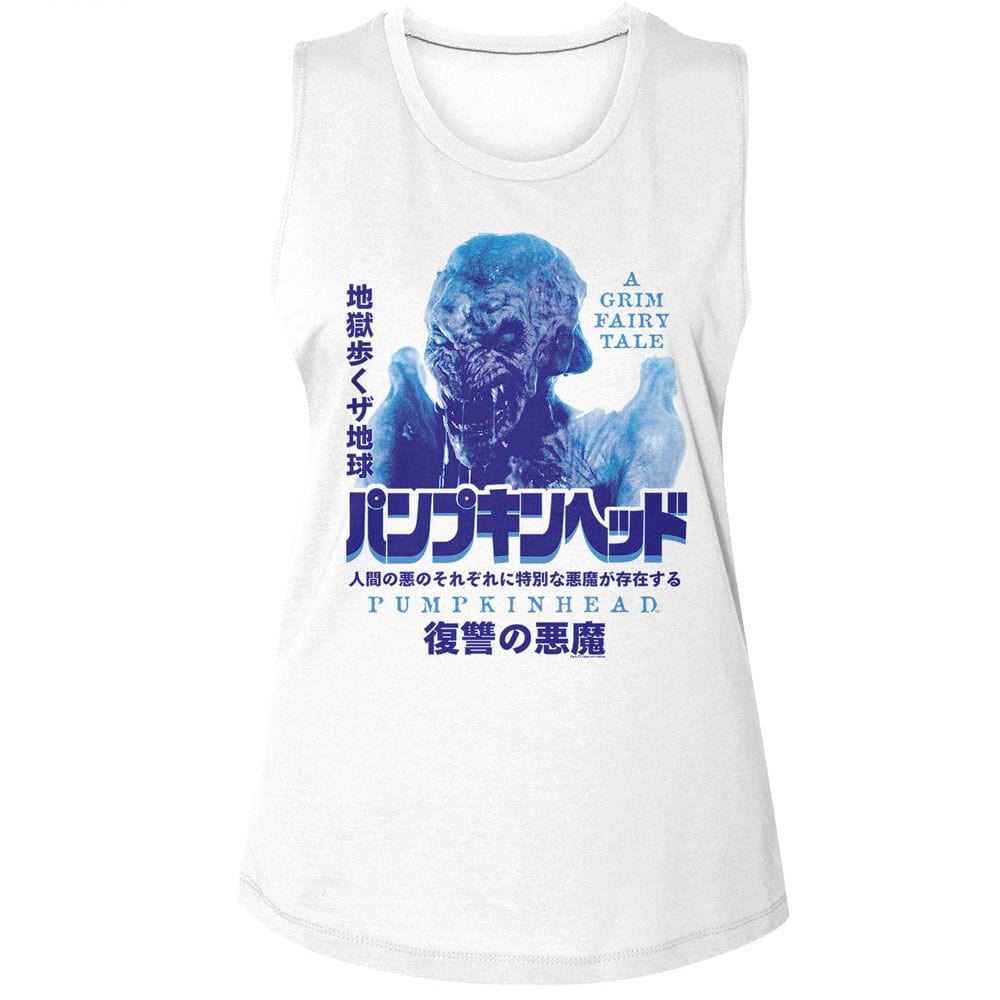 Pumpkinhead Kanji Poster White Women's Tank Top