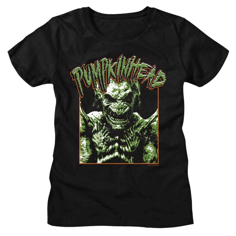 Pumpkinhead Photo and Logo Black Women's T-Shirt