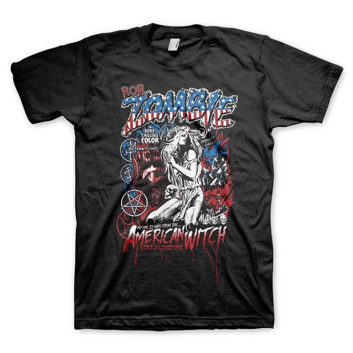Shirt Rob Zombie American Witch T-Shirt
