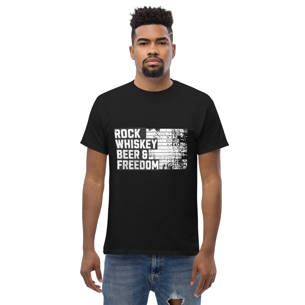 Rock Whiskey Beer & Freedom T-shirt