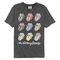 Rolling Stones Multi Color Tongues Comfort Colors T-Shirt