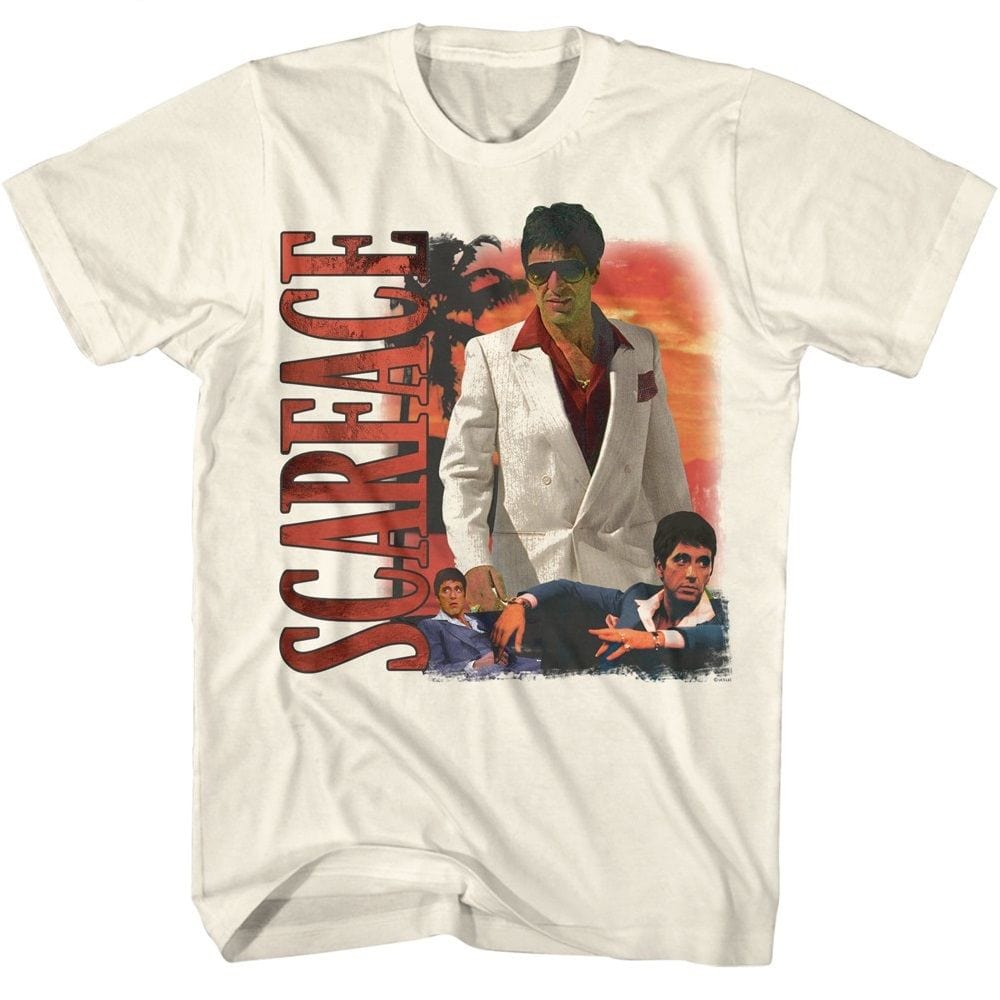 Shirt Scarface Palm Tree Sunset T-Shirt