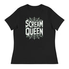 Black / S Scream Queen Web Logo Women's Relaxed T-Shirt 2436814_10187