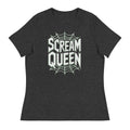 Dark Grey Heather / S Scream Queen Web Logo Women's Relaxed T-Shirt 2436814_10193