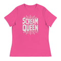 Berry / S Scream Queen Web Logo Women's Relaxed T-Shirt 2436814_10182