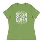 Leaf / S Scream Queen Web Logo Women's Relaxed T-Shirt 2436814_10225