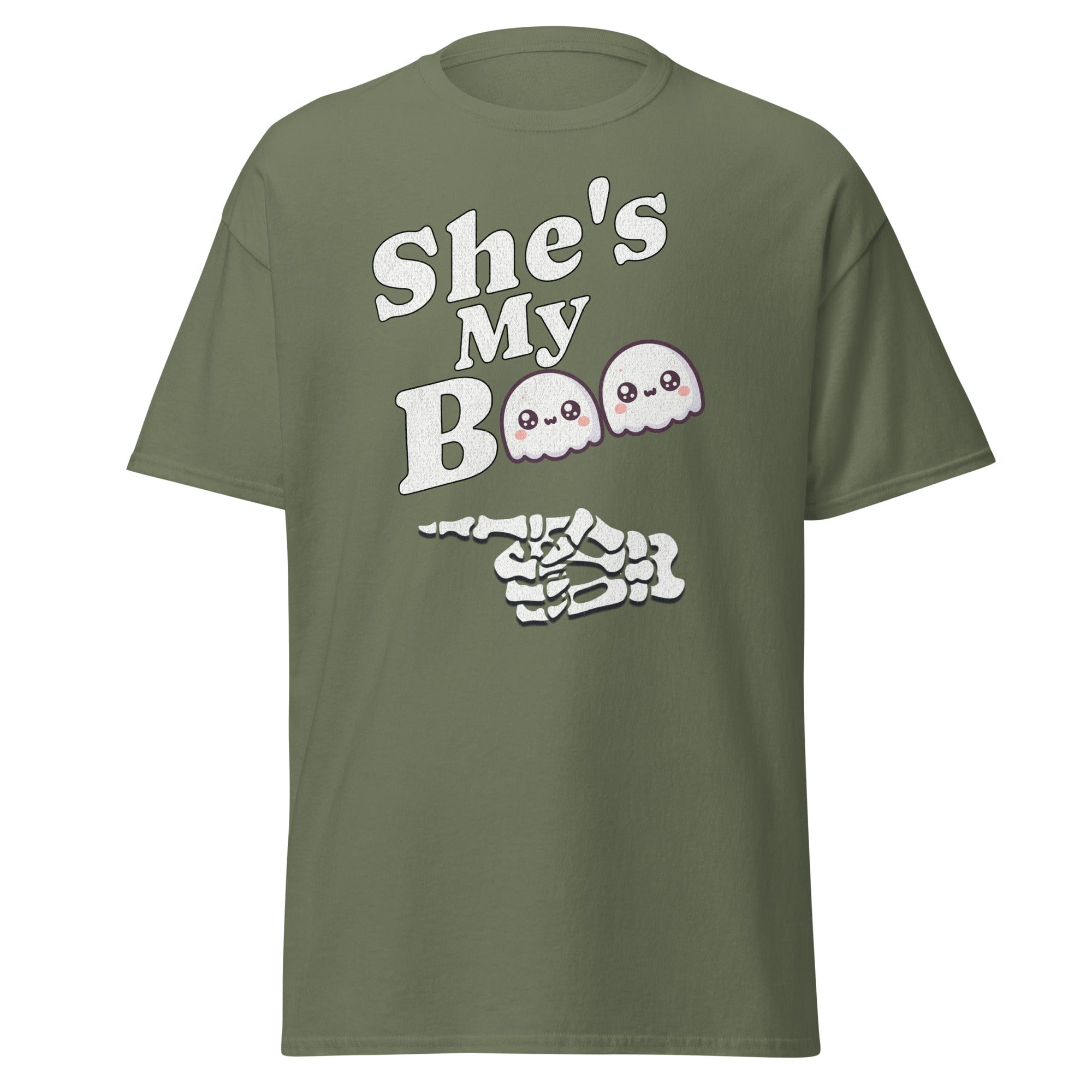 Military Green / S She's My Boo Halloween Unisex T-Shirt 5125669_15867