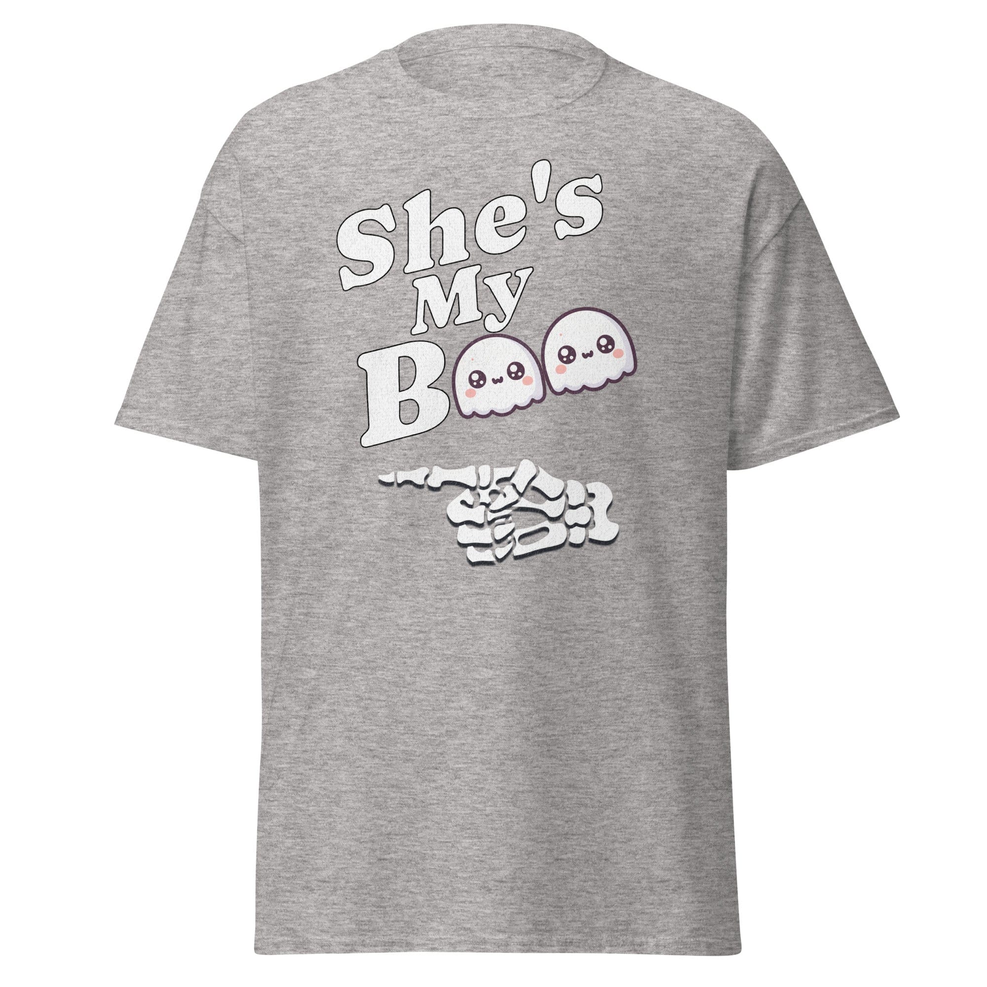 Sport Grey / S She's My Boo Halloween Unisex T-Shirt 5125669_11571
