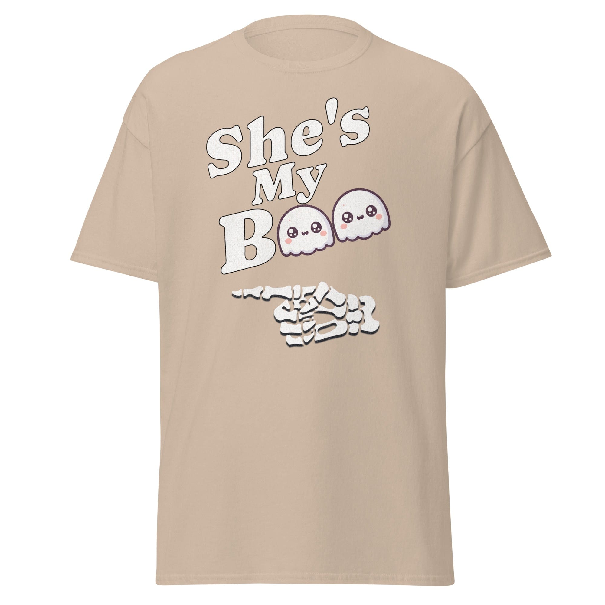 Sand / S She's My Boo Halloween Unisex T-Shirt 5125669_12639